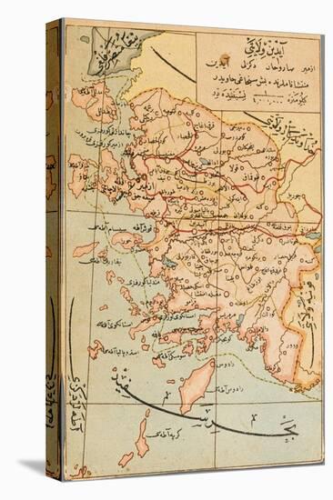 Izmir Region of Turkey - Map-null-Premier Image Canvas