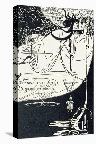 J"Ai Baise Ta Bouche, Jokanaan, Illustration from "Salome" by Oscar Wilde, Pub. 1894-Aubrey Beardsley-Premier Image Canvas