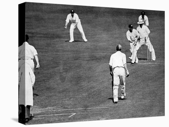J.B. Hobbs Scores the Run to Make His 126th Century, 1926-null-Premier Image Canvas