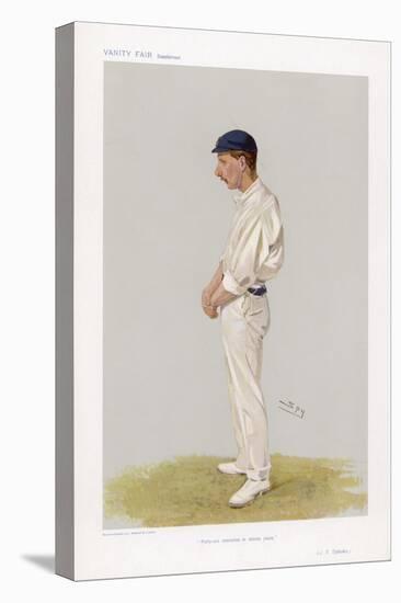 J L Tyldesley English Cricketer Who Achieved 46 Centuries in 11 Years-Spy (Leslie M. Ward)-Stretched Canvas