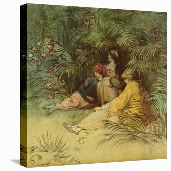 J M Barrie 'The Admirable Crichton'-Hugh Thomson-Premier Image Canvas