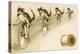 J&P Coats Trade Card with Cats Bicycling-null-Premier Image Canvas