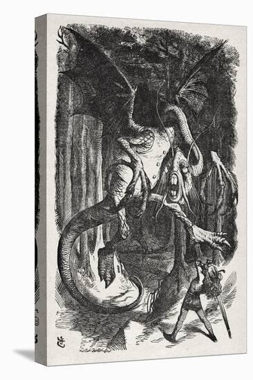 Jabberwocky from Through the-John Tenniel-Premier Image Canvas