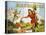 Jack and the Beanstalk Color Print-null-Premier Image Canvas