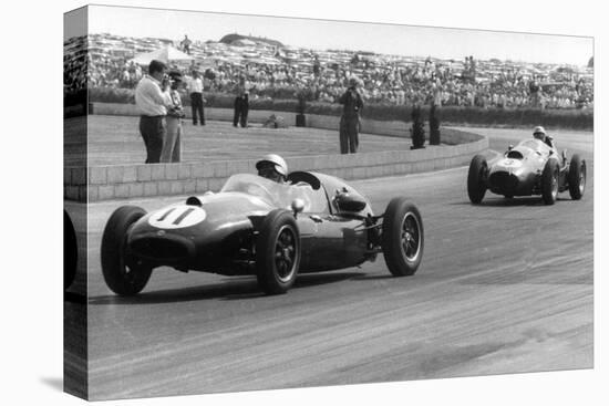 Jack Brabham leads in his Cooper T45, 1958 British Grand Prix-null-Premier Image Canvas