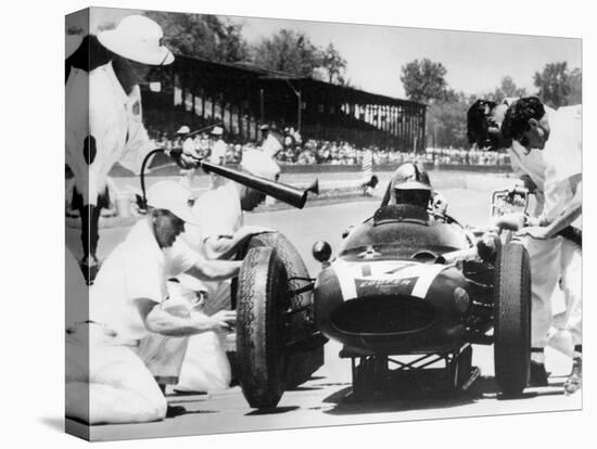 Jack Brabham's Cooper in the Pits, Indianapolis 500, Indiana, USA, 1961-null-Premier Image Canvas