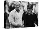 Jack Nicklaus, Lee Trevino, at U.S. Open Championship in Pebble Beach, California, June 18, 1972-null-Stretched Canvas