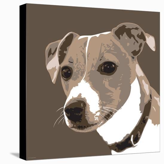 Jack Russell-Emily Burrowes-Stretched Canvas