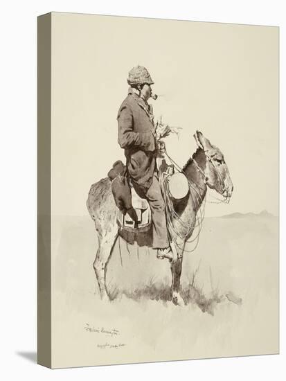 Jack's Man William, a Modern Sancho Panza (Brush, Pen and Ink and Gouache on Paper)-Frederic Remington-Premier Image Canvas