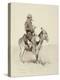 Jack's Man William, a Modern Sancho Panza (Brush, Pen and Ink and Gouache on Paper)-Frederic Remington-Premier Image Canvas