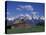 Jackson Hole Homestead and Grand Teton Range, Grand Teton National Park, Wyoming, USA-Jamie & Judy Wild-Premier Image Canvas