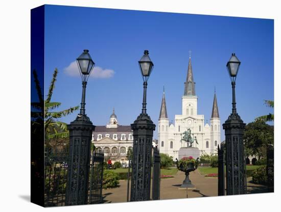 Jackson Square, New Orleans, Louisiana, USA-Charles Bowman-Premier Image Canvas