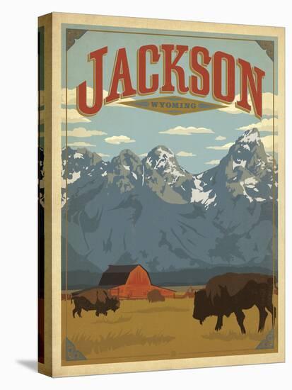 Jackson, Wyoming-Anderson Design Group-Stretched Canvas