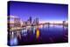 Jacksonville, Florida, USA City Skyline Panorama on St. Johns River at Dawn.-SeanPavonePhoto-Premier Image Canvas
