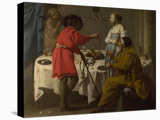 Jacob Reproaching Laban for Giving Him Leah in Place of Rachel, 1627-Hendrick Jansz Terbrugghen-Premier Image Canvas
