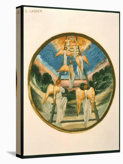 Jacob's Ladder, Angels Returning Tp Heaven, Plate 111 from 'The Flower Book'-Edward Burne-Jones-Premier Image Canvas