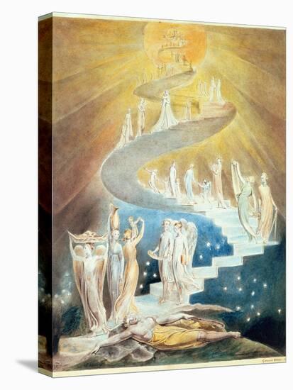 Jacob's Ladder-William Blake-Premier Image Canvas