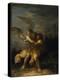 Jacob Wrestling with the Angel-Salvator Rosa-Premier Image Canvas