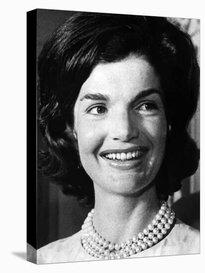 Jacqueline Kennedy as First Lady, ca 1962-null-Stretched Canvas