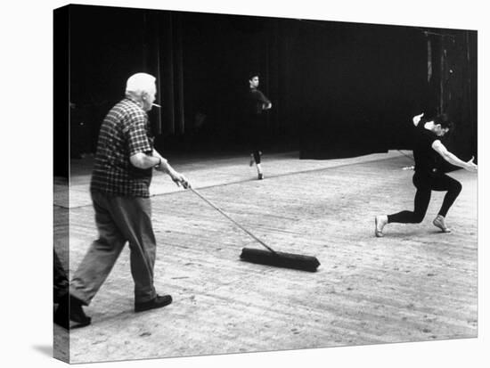 Jacques D'Amboise During Rehearsal-John Dominis-Premier Image Canvas
