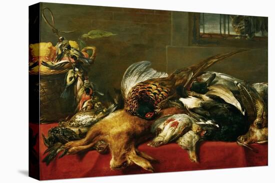 Jagdstilleben-Hunting still-life. Around 1640 / 50-Frans Snyders-Premier Image Canvas