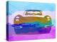 Jaguar E Type Front-NaxArt-Stretched Canvas