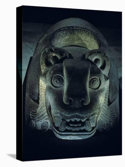 Jaguar-Shaped Receptacle for Hearts of Sacrifice Victims, Templo Mayor, Aztec, Mexico-Kenneth Garrett-Premier Image Canvas