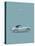 Jaguar XK140 Blue-Mark Rogan-Stretched Canvas