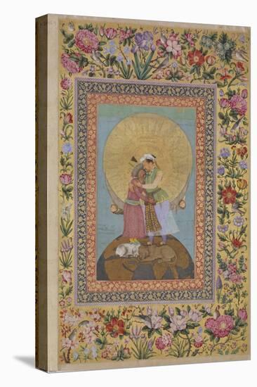 Jahangir's Dream. Abbas I, Shah of Persia and Jahangir, Emperor of India, C. 1620-Abu al-Hasan-Premier Image Canvas