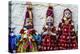 Jaisalmer, Rajasthan, India. Mughal paper mache dolls and puppets.-Jolly Sienda-Premier Image Canvas