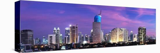 Jakarta City Sunset-photosoup-Premier Image Canvas