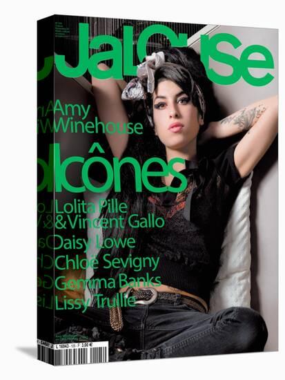 Jalouse, November 2007 - Amy Whinehouse-Elina Kechicheva-Stretched Canvas