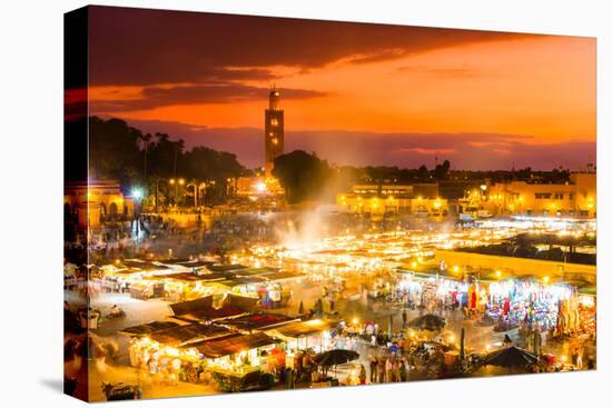 Jamaa El Fna, Marrakesh, Morocco.-kasto-Premier Image Canvas
