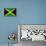 Jamaican Grunge Flag An Old Jamaican Flag Whith A Texture-TINTIN75-Stretched Canvas displayed on a wall