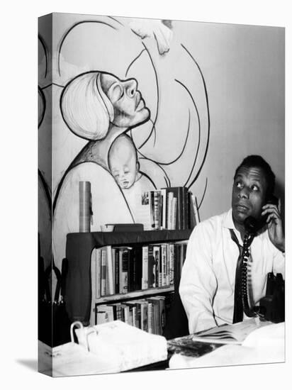 James Baldwin, 1963-null-Stretched Canvas