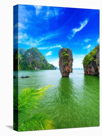 James Bond Island Thailand Travel Destination. Phang Nga Bay Archipelago-SergWSQ-Premier Image Canvas