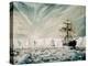 James Clark Ross discovers Antarctic Ice Shelf-Vincent Alexander Booth-Premier Image Canvas