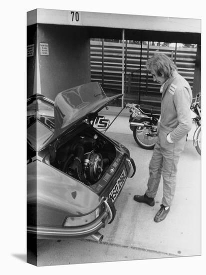 James Hunt with a Porsche, C1972-C1973-null-Premier Image Canvas