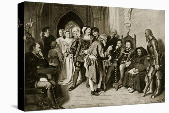 James Iv in Council before the Battle of Flodden, 1513-John Faed-Premier Image Canvas