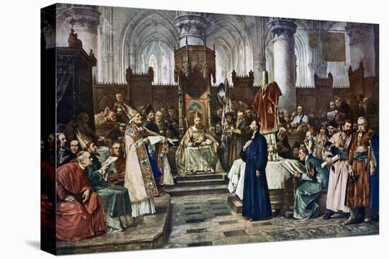 Jan Hus before the Council of Constance, 1415-Vaclav Brozik-Premier Image Canvas