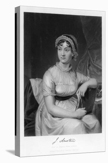 Jane Austen English Novelist-null-Premier Image Canvas