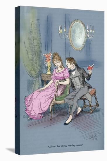 Jane Austen ' Northanger Abbey'-Hugh Thomson-Premier Image Canvas