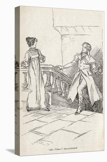 Jane Austen' s novel ' Northanger Abbey' --Hugh Thomson-Premier Image Canvas