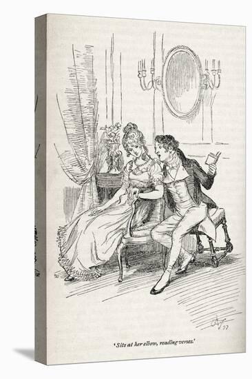 Jane Austen' s novel ' Persuasion'-Hugh Thomson-Premier Image Canvas