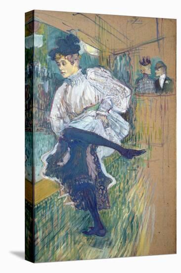 Jane Avril (1868-1943) Dancing, circa 1892-Henri de Toulouse-Lautrec-Premier Image Canvas