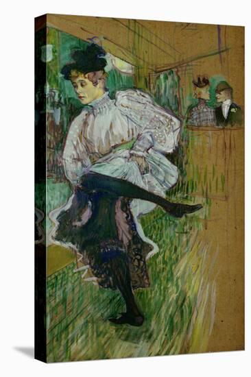 Jane Avril Dancing, 1891-Henri de Toulouse-Lautrec-Premier Image Canvas