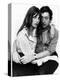 Jane Birkin Actress and Serge Gainsbourg at Home in Their Chelsea Flat-null-Premier Image Canvas