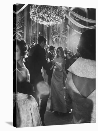 Jane Fonda Dancing at Charity Ball at Waldorf Astoria-Yale Joel-Premier Image Canvas