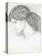 Jane Morris, the Wife of William Morris-Dante Gabriel Rossetti-Premier Image Canvas