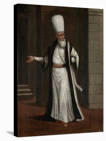 Janissary Aga, Commander-In-Chief of the Janissaries-Jean Baptiste Vanmour-Stretched Canvas